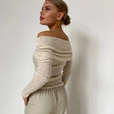 Orvieto Off-Shoulder Knit Top