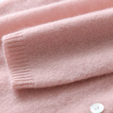 Amélise Asymmetric Button Sweater
