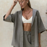 Hannah Cotton Two-Piece Set