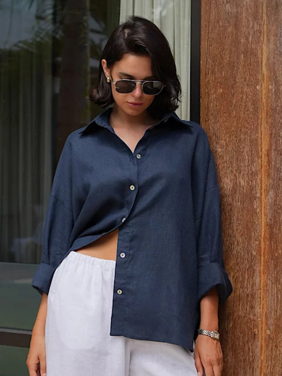 Capri Cotton Relaxed Shirt