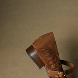 The Woven Suede Mary Jane