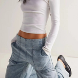 Audrey Wide-Leg Denim Jeans