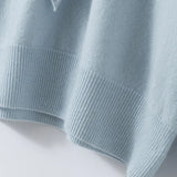 Selene Scarf-Collar Cashmere Pullover