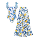Amalfi Lemon Print One-Piece