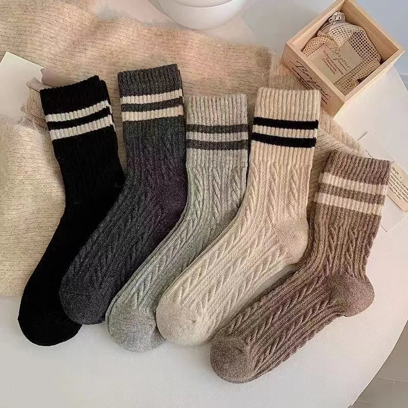 Mathilde Cable-Knit Sock Set