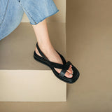 Valetta Cross-Strap Platform Sandal