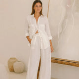 The Oversized Pocket Linen Shirt