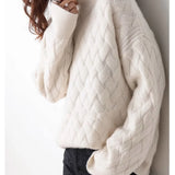Cambria Cable Turtleneck Sweater