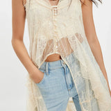 The Layered Lace Maxi Cami