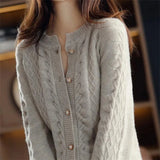 New London Pearl Button Cardigan