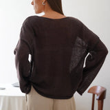 Liora Relaxed Crewneck Sweater
