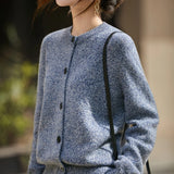 Chunky-Knit Alpaca-Blend cardigan