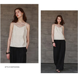 Women’s Linen V-Neck Camisole Top