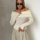 Orvieto Off-Shoulder Knit Top