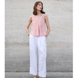 The Chambray Linen Reversible Vest