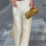 Elara Silk-Feel Lounge Trousers