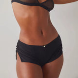 Women's Pajama Shorts Side Split Elastic Waist