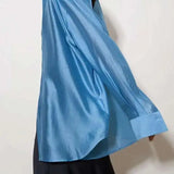 The Flowing Silk Poplin Blouse