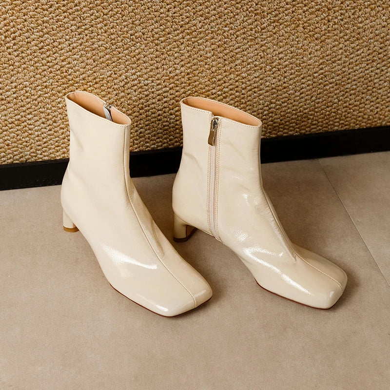 Sutton Calf Hair Ankle Boots