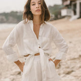 The Oversized Pocket Linen Shirt