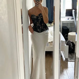 Seraphine Satin Fishtail Maxi Skirt