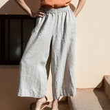 The Easy Wide Leg Linen Pant
