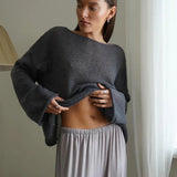 Liora Relaxed Crewneck Sweater