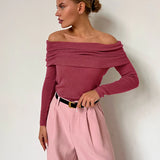 Orvieto Off-Shoulder Knit Top