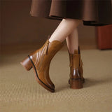 Marcelle Genuine Leather Ankle Boot