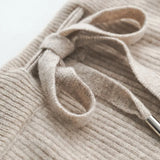 Wool Knitted Wide Leg Pants