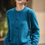 Chunky-Knit Alpaca-Blend cardigan