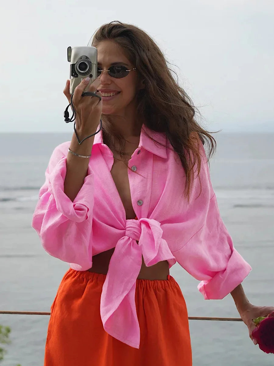 Capri Cotton Relaxed Shirt