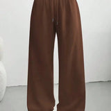 Women's Wide Leg Jogger Pants Drawstring Loose Fit
