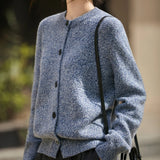 Chunky-Knit Alpaca-Blend cardigan