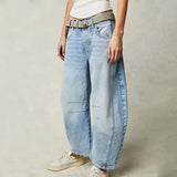 Everly Barrel-Leg Denims