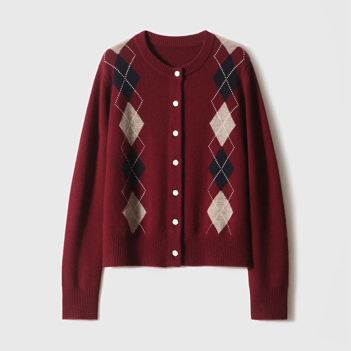 Elle Diamond Cashmere Cardigan