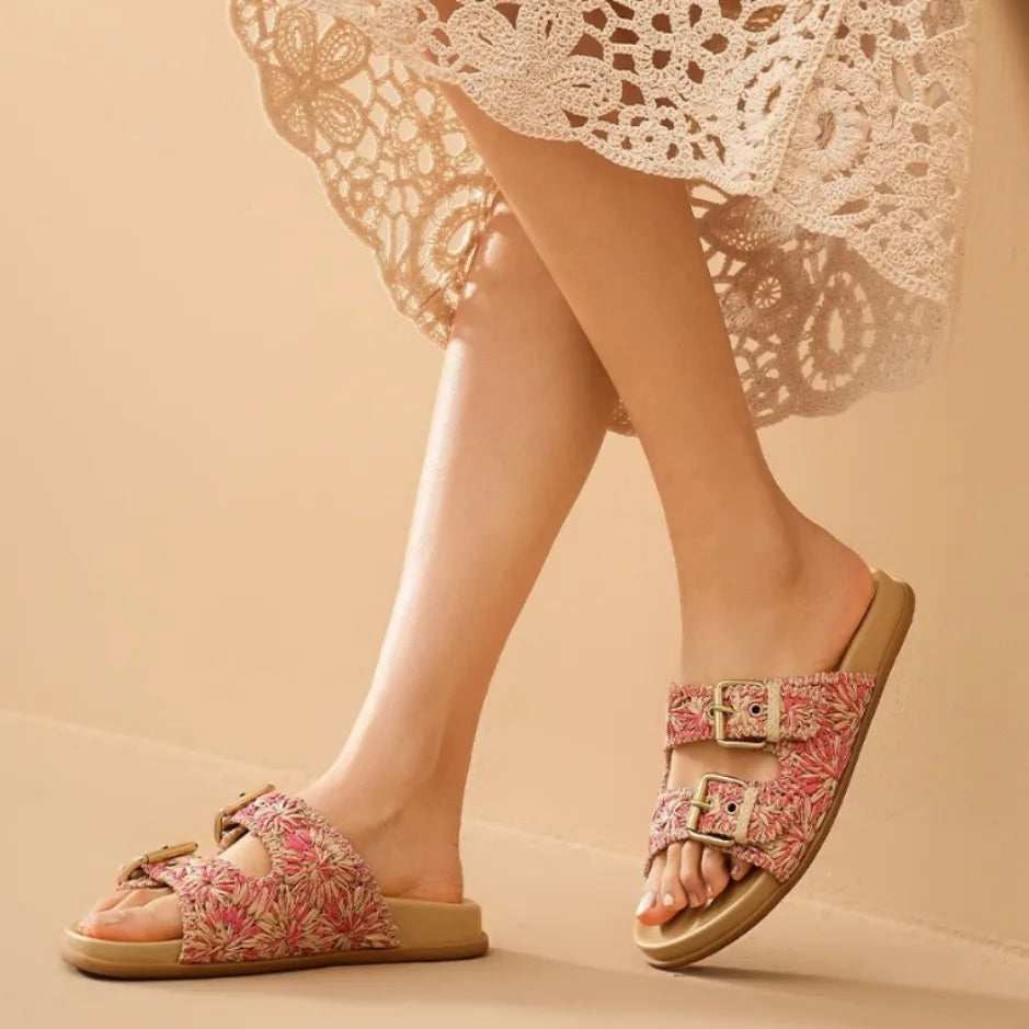 The Positano Buckle Sandal