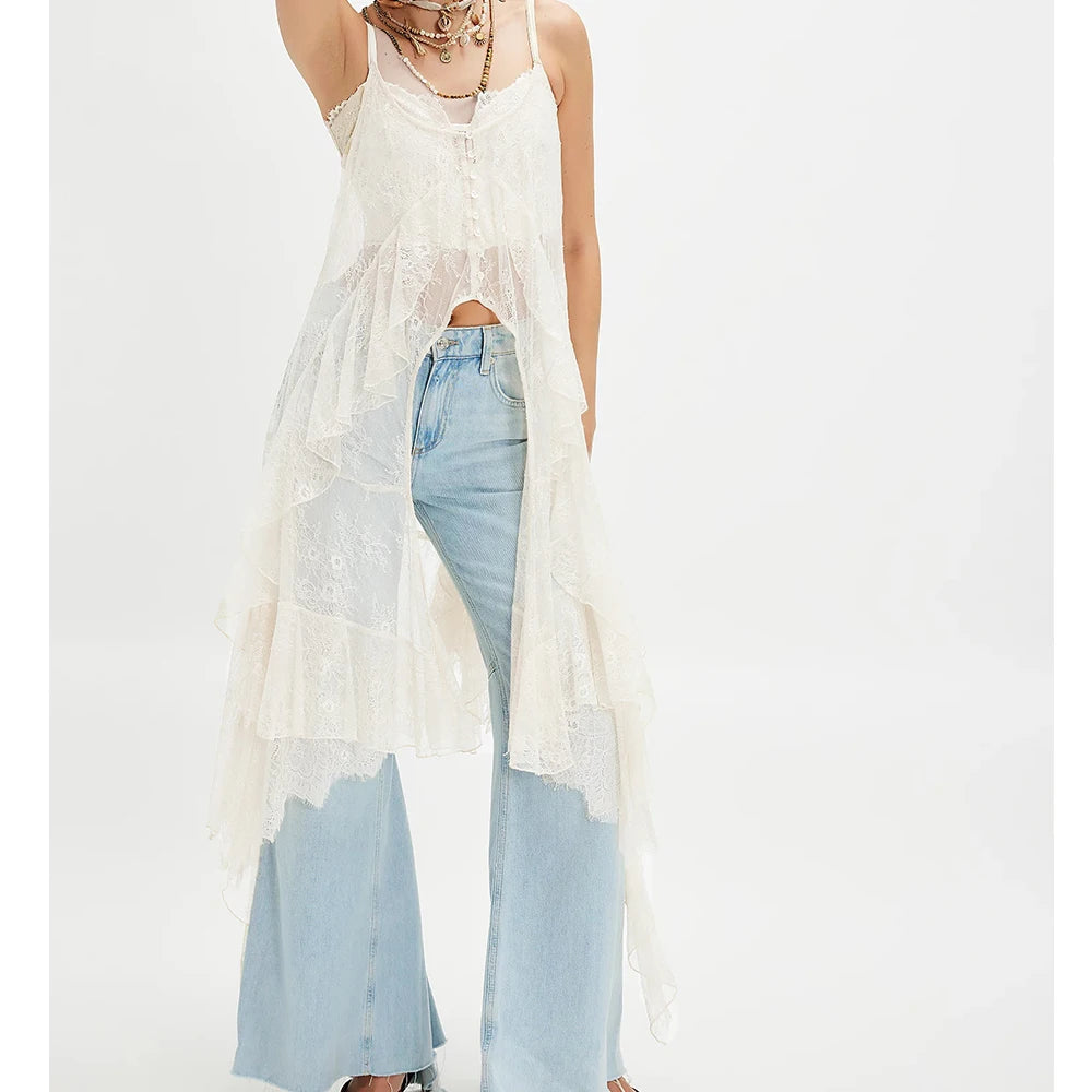 The Layered Lace Maxi Cami