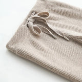 Wool Knitted Wide Leg Pants