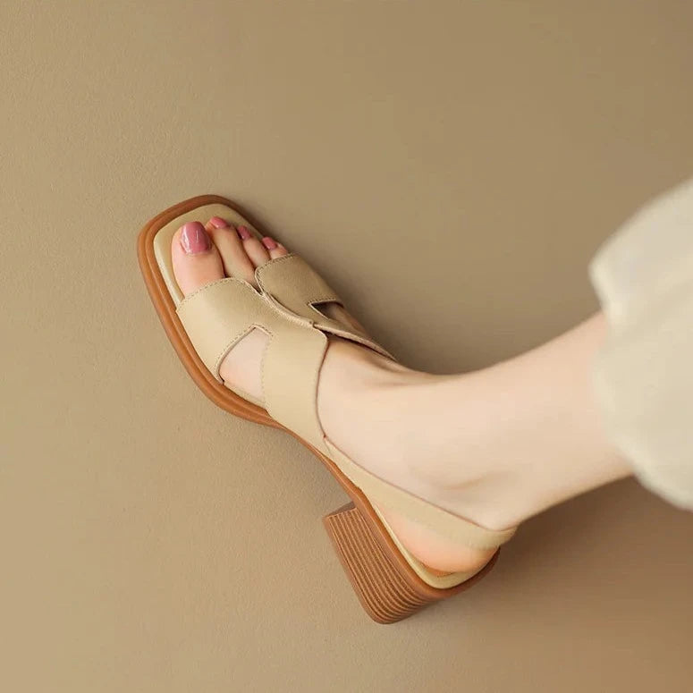 Sassari Leather Heeled Sandals