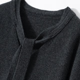 Selene Scarf-Collar Cashmere Pullover