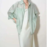 The Flowing Silk Poplin Blouse