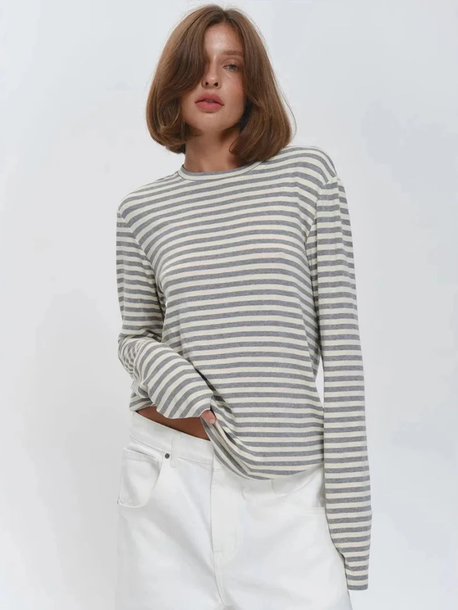 Linden Stripe Long Sleeve Top