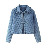 Maud Quilted Denim Jacket