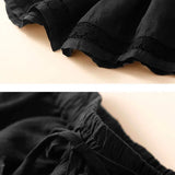 Lenora Embroidered Linen Shorts