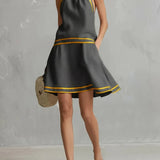 Women's Halter Mini Dress A-Line