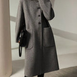 Hudson Park Wool Overcoat