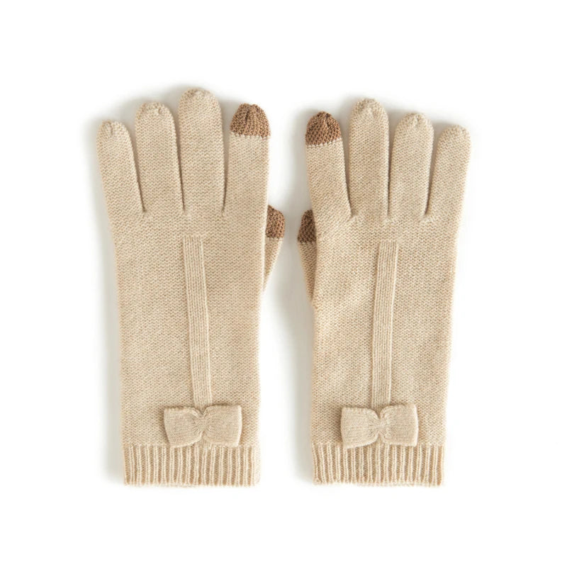 Noelle Cashmere Knit Gloves