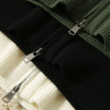 Natasha Wool Zip Cardigan