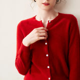 Ashford Cashmere Crew Cardigan